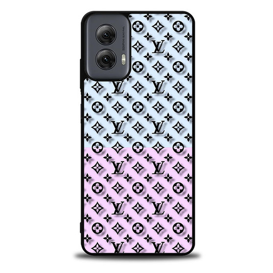 Louis Vuitton Blush & Blue Luxe Moto G Power Case