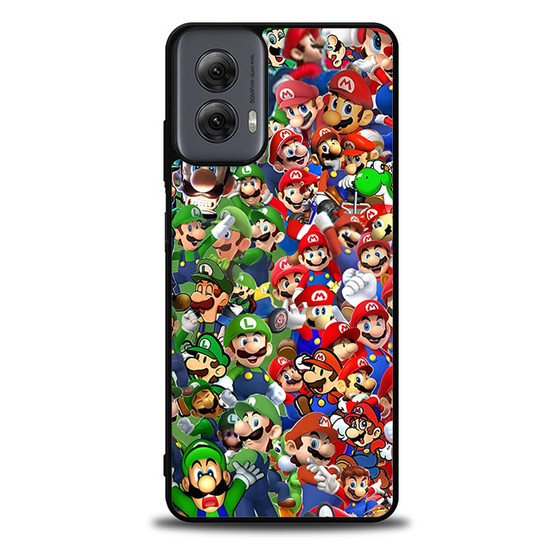 Mario Luigi Collages Moto G Power Case