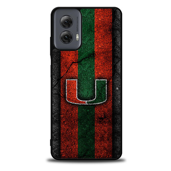Miami Hurricanes  Asphalt Style Moto G Power Case