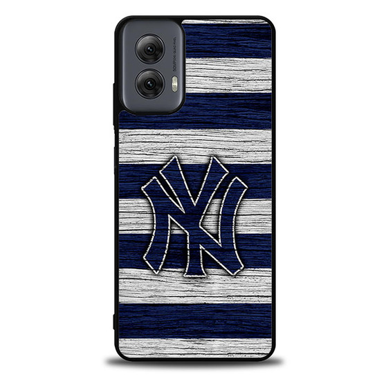 New York Yankees Wooden Style Moto G Power Case