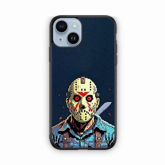 Friday the 13th Jason Voorhees Pixel Art iPhone 14 Series Case
