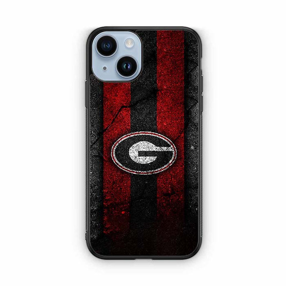 Georgia Bulldogs Asphalt Style iPhone 14 Series Case