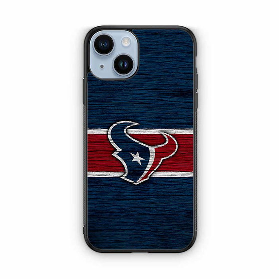 Houston Texans Wooden Style iPhone 14 Series Case
