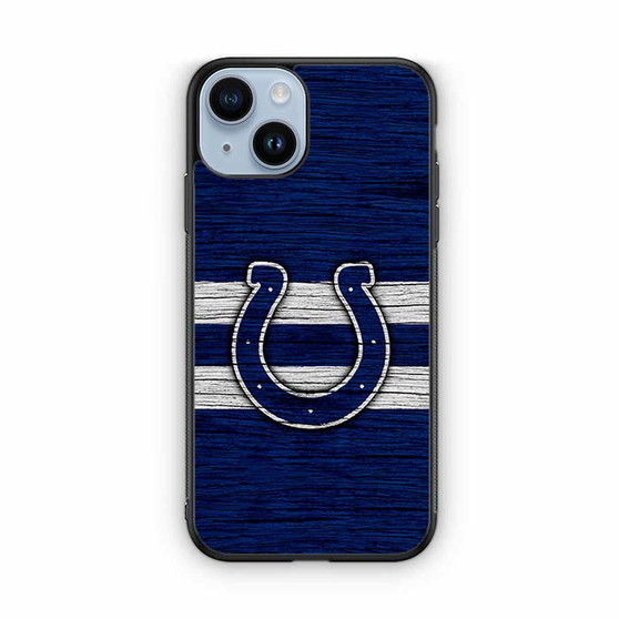 Indianapolis Colts Wooden Style iPhone 14 Series Case