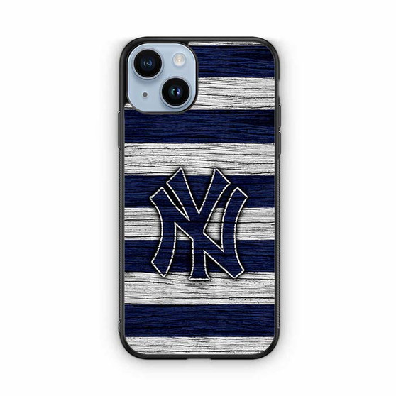 New York Yankees Wooden Style iPhone 14 Series Case