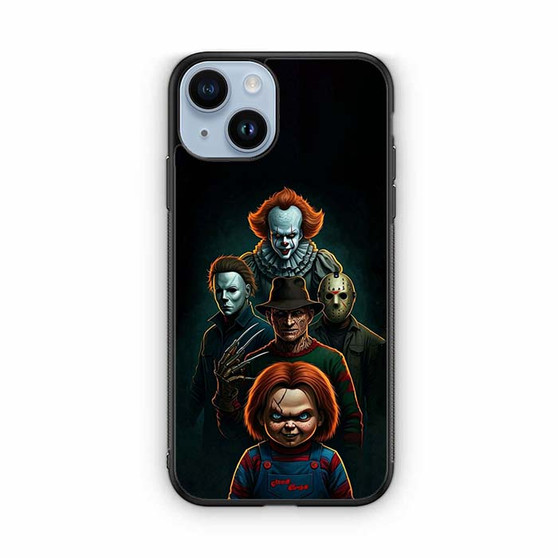 Pennywise Micheal Myers Jason Voorhees and Chucky iPhone 14 Series Case