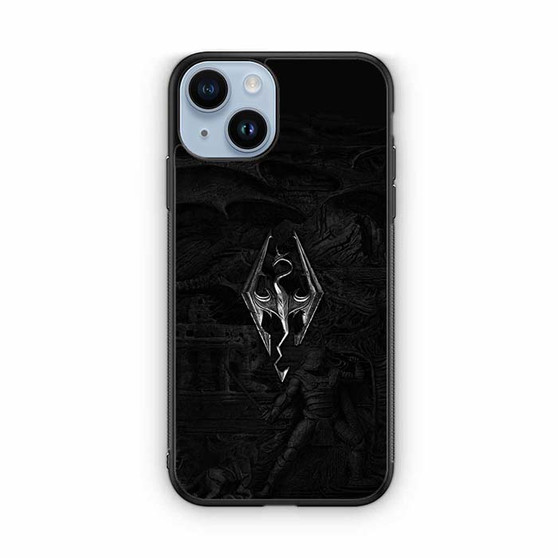 Skyrim V Metal Logo iPhone 14 Series Case