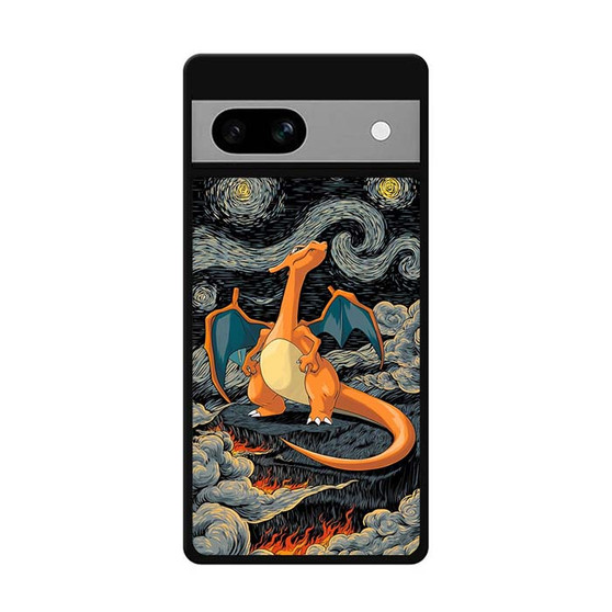Charizard Inferno Beneath the Starry Night Pokemon Google Pixel 7/ Pixel 7 Pro/ Pixel 7a Case