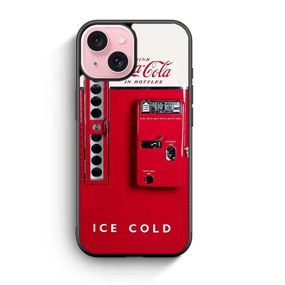 Coca Cola Vending Mechine Ice Cold iPhone 15 Series Case