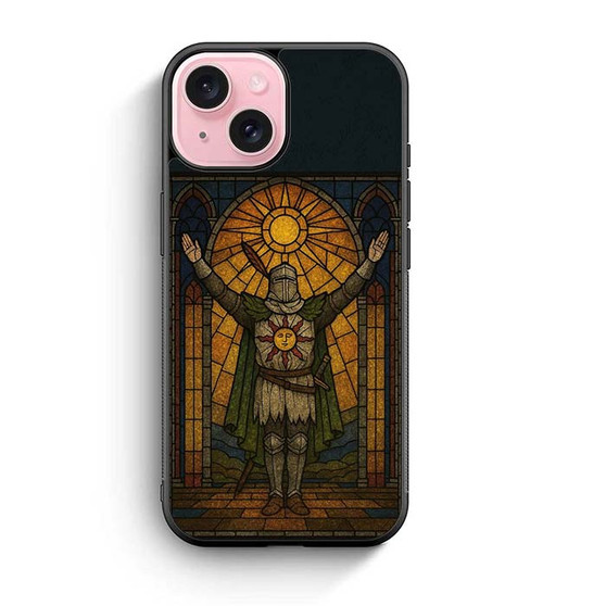 Dark Souls Solaire of Astora Stained Glass iPhone 15 Series Case