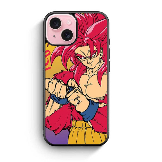 Dragon Ball Daima Super Saiyan 4 Goku iPhone 15 Series Case