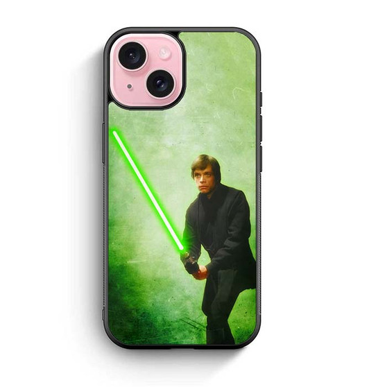 Luke Skywalker Green Saber iPhone 15 Series Case