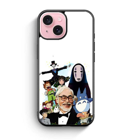 Miyazaki ghibli characters iPhone 15 Series Case