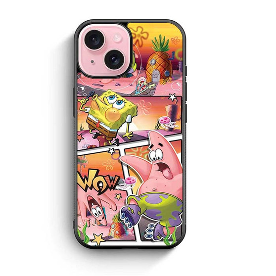SpongeBob SquarePants and Patrick Fun iPhone 15 Series Case