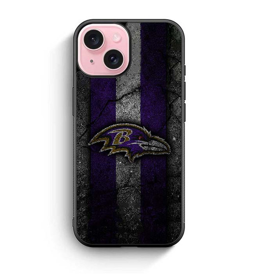 Baltimore Ravens Asphalt Style iPhone 15 Series Case