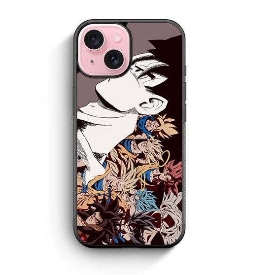 Dragon Ball Son Goku Collages iPhone 15 Series Case
