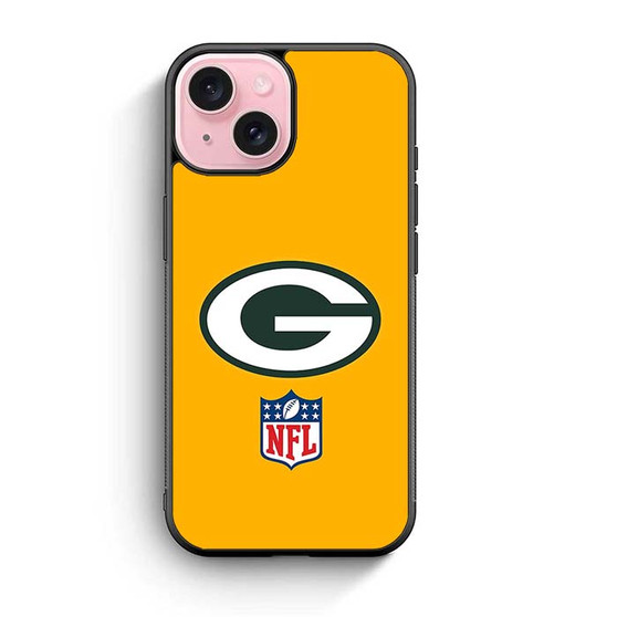 Green Bay Packer in Yellow iPhone 15 Series Case