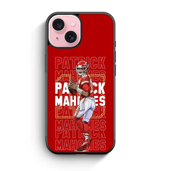 Kansas City Chiefs Patrick Mahomes iPhone 15 Series Case