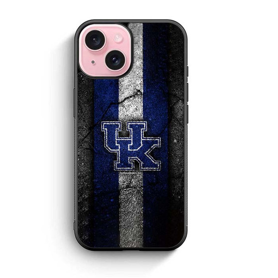 Kentucky Wildcats Asphalt Style iPhone 15 Series Case
