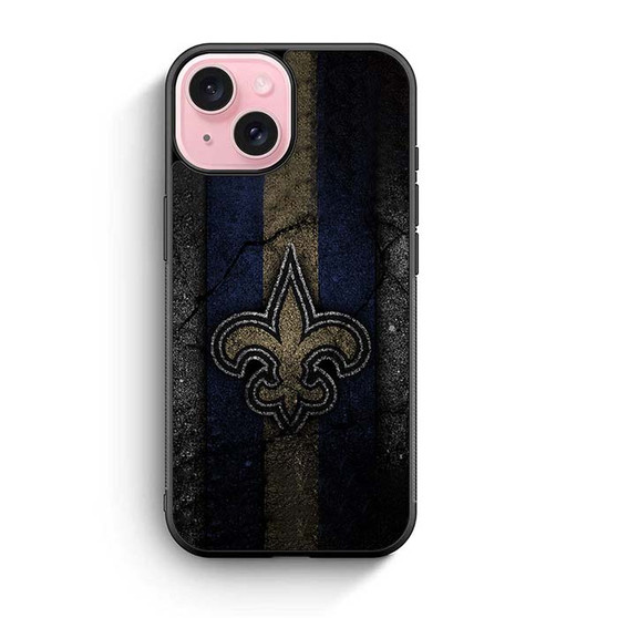 New Orleans Saints Asphalt Style iPhone 15 Series Case