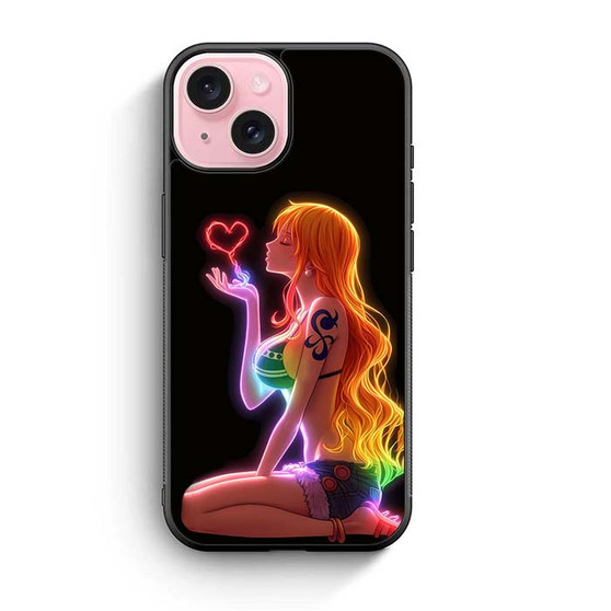 One Piece Series Nami Neon Art iPhone 15 Series Case