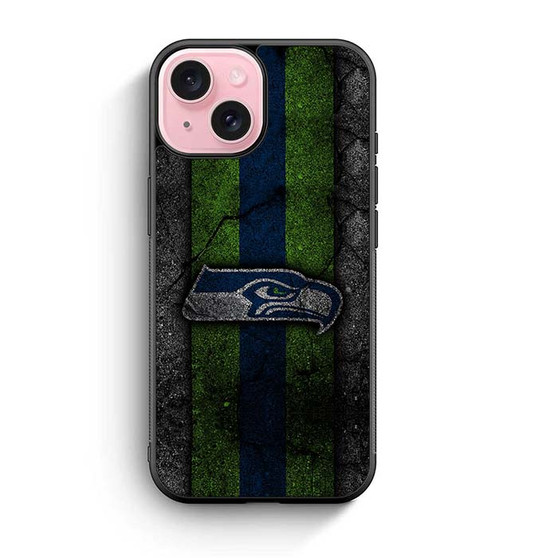 Seattle Seahawks Asphalt Style iPhone 15 Series Case