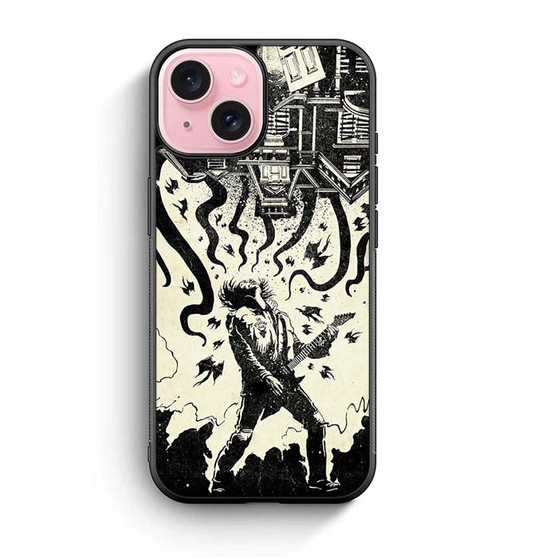 Stranger Things Eddie in Upsidedown iPhone 15 Series Case