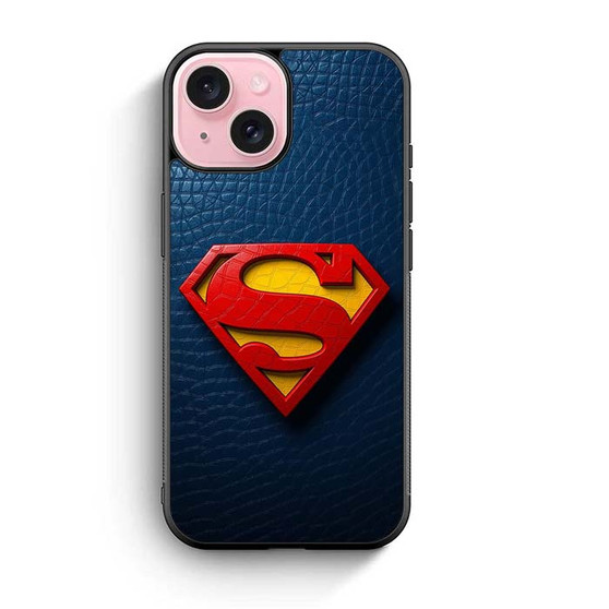 Superman Logo Ltr iPhone 15 Series Case