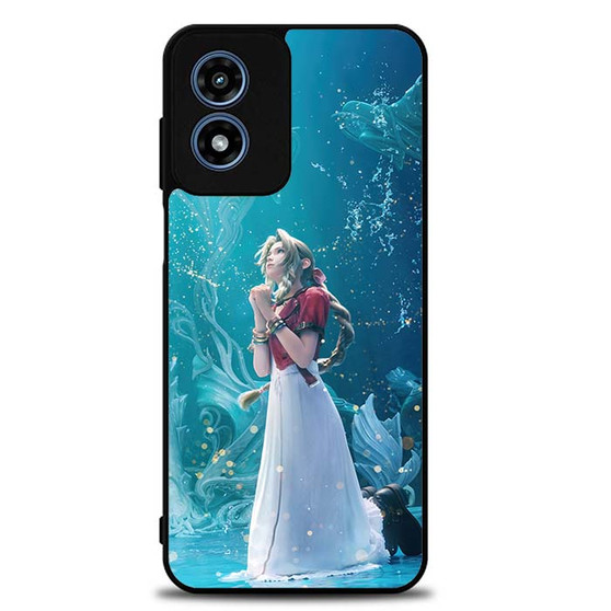 Aerith Final Fantasy 7 Rebirth Motorola Moto G Play 2024 Case
