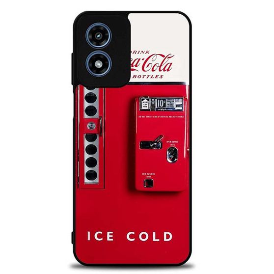 Coca Cola Vending Mechine Ice Cold Motorola Moto G Play 2024 Case