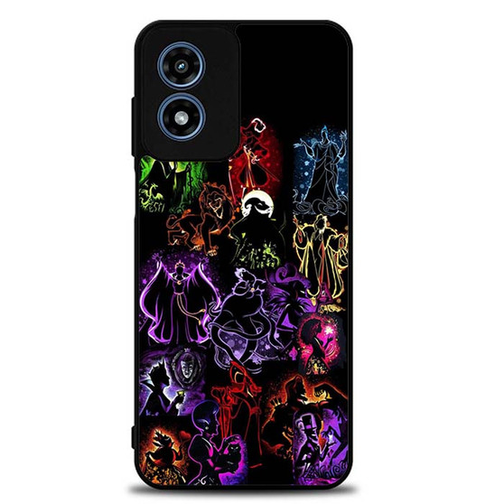 Disney Villains Collages Motorola Moto G Play 2024 Case