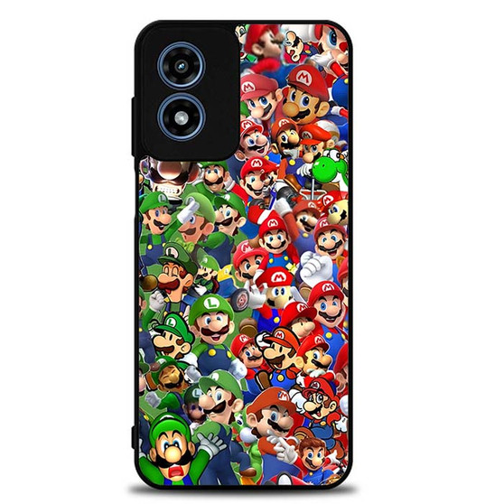 Mario Luigi Collages Motorola Moto G Play 2024 Case
