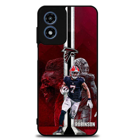 Atlanta Falcons Bijan Robinson Motorola Moto G Play 2024 Case