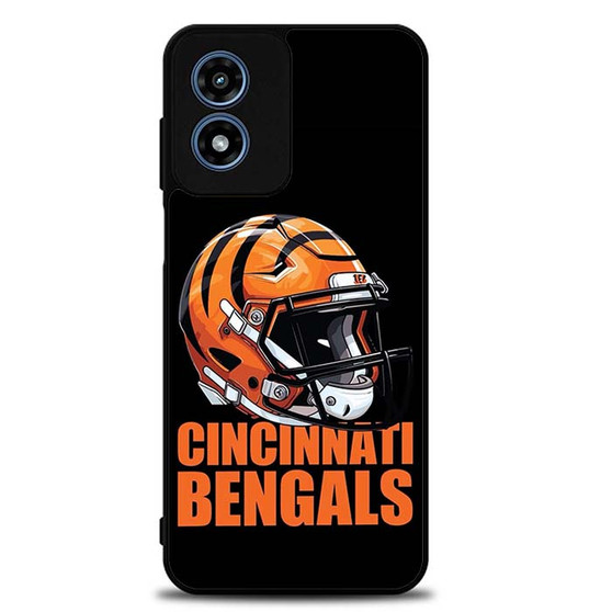 Ciccinnati Bengals Helmet Motorola Moto G Play 2024 Case