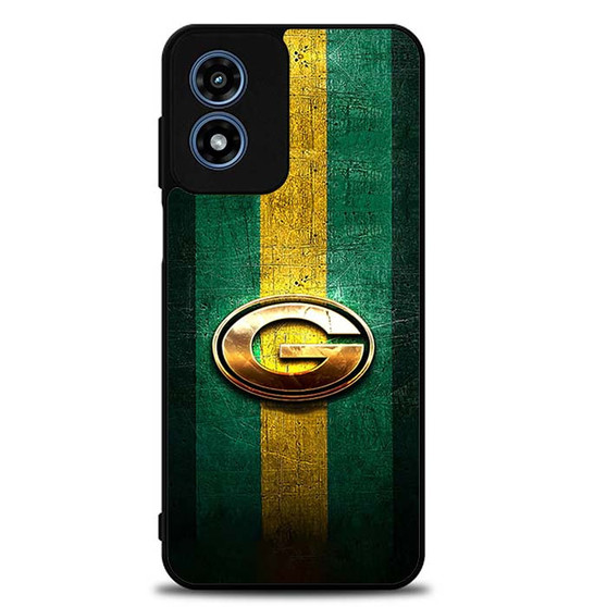 Green Bay Packers Golden Logo Nfl Motorola Moto G Play 2024 Case