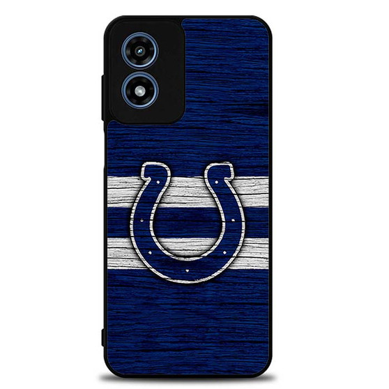 Indianapolis Colts Wooden Style Motorola Moto G Play 2024 Case