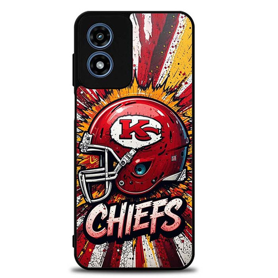 Kansas City Chiefs Drip Helmet Motorola Moto G Play 2024 Case
