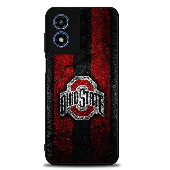 Ohio State Buckeyes  Asphalt Style Motorola Moto G Play 2024 Case