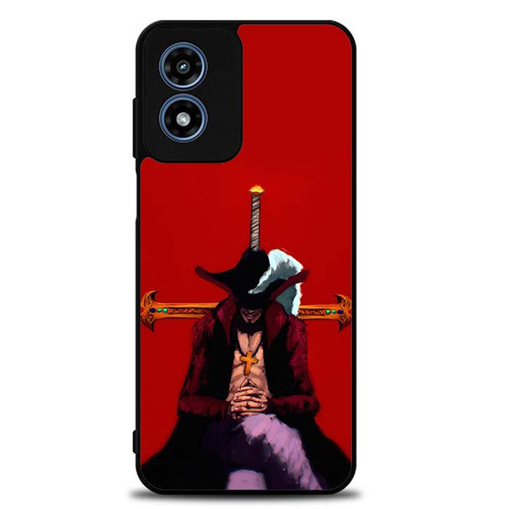One Piece Series Mihawk in Red Motorola Moto G Play 2024 Case