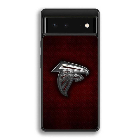Atlanta Falcons Metal logo Google Pixel 6/ Google Pixel 6a/ Google Pixel 6 Pro Case