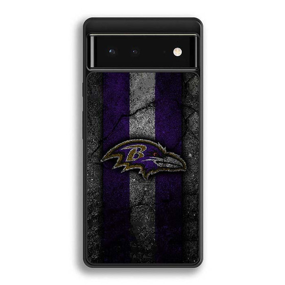 Baltimore Ravens Asphalt Style Google Pixel 6/ Google Pixel 6a/ Google Pixel 6 Pro Case