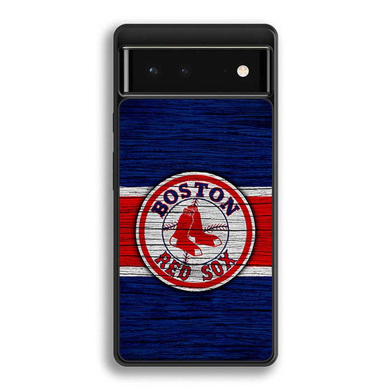 Boston Red Sox Wooden Style Google Pixel 6/ Google Pixel 6a/ Google Pixel 6 Pro Case