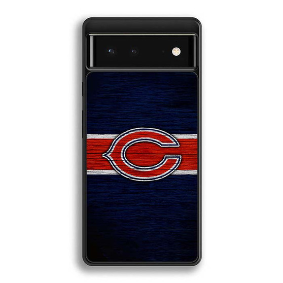 Chicago Bears Wooden Logo Google Pixel 6/ Google Pixel 6a/ Google Pixel 6 Pro Case