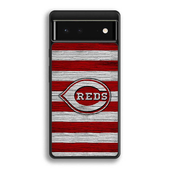 Cincinnati Reds Wooden Style Google Pixel 6/ Google Pixel 6a/ Google Pixel 6 Pro Case
