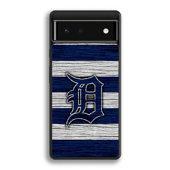 Detroit Tigers Wooden Style Google Pixel 6/ Google Pixel 6a/ Google Pixel 6 Pro Case
