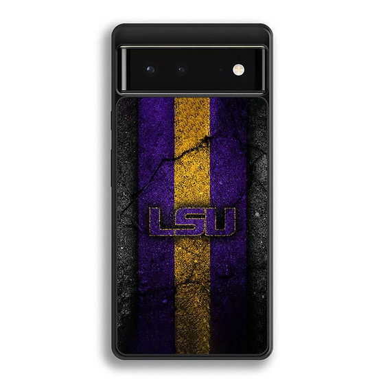 LSU Tigers Asphalt Style Google Pixel 6/ Google Pixel 6a/ Google Pixel 6 Pro Case