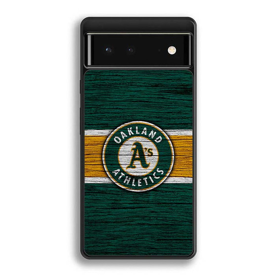 Oakland Athletics Wooden Style Google Pixel 6/ Google Pixel 6a/ Google Pixel 6 Pro Case