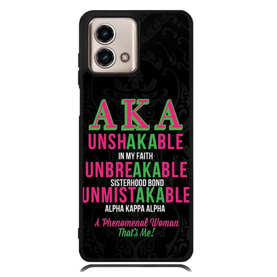 Alpha Kappa Alpha Unshakable Motorola Moto G Stylus Case