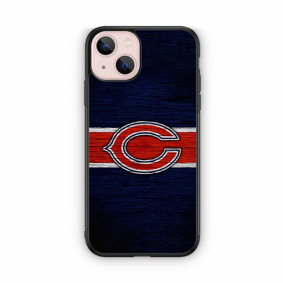 Chicago Bears Wooden Logo iPhone 13 Series Case