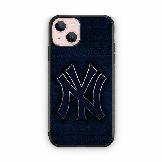 New York Yankees Blue metal iPhone 13 Series Case